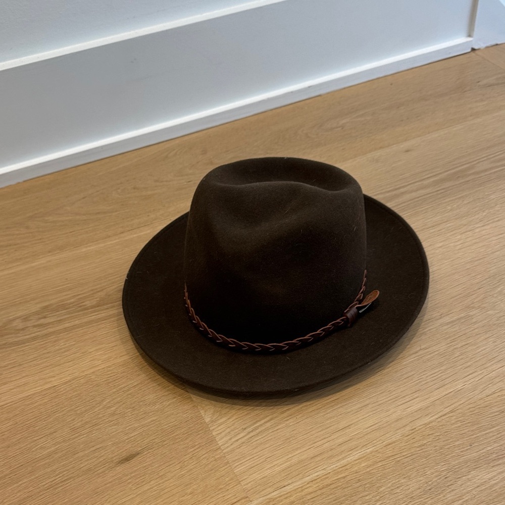 Bauer Dark Brown Suede Hat